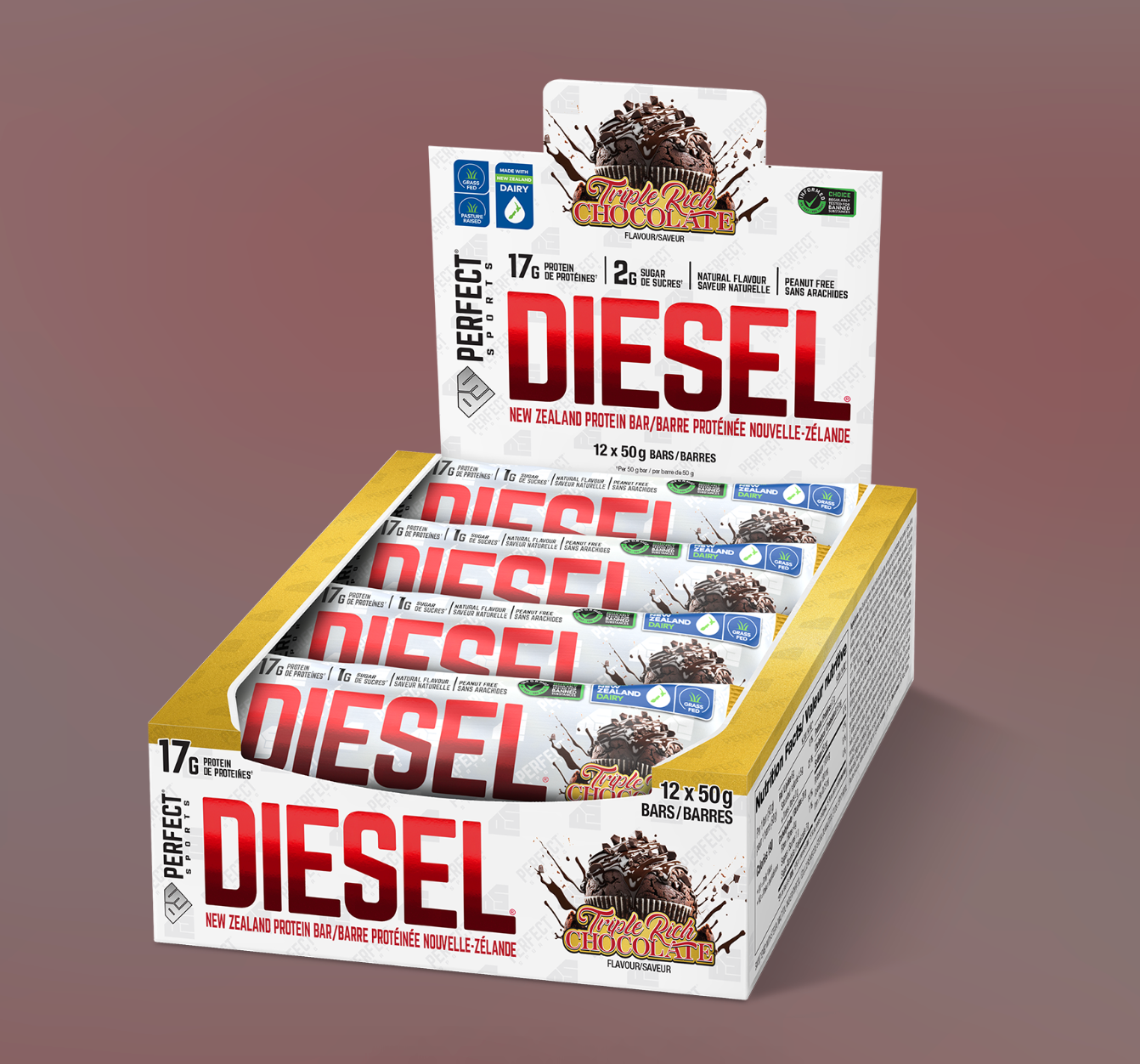DIESEL Protein Bars - Box of 12