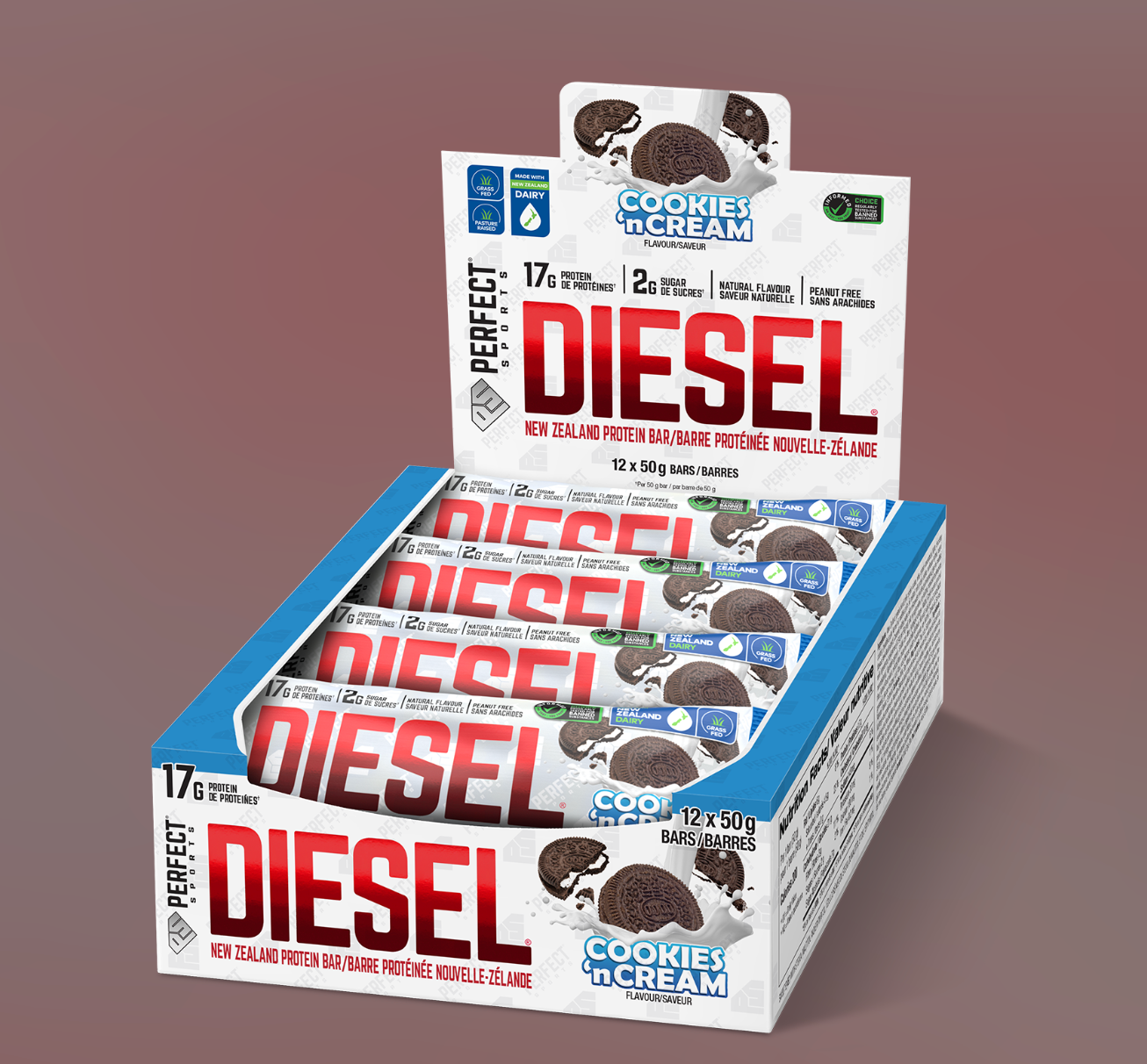 DIESEL Protein Bars - Box of 12