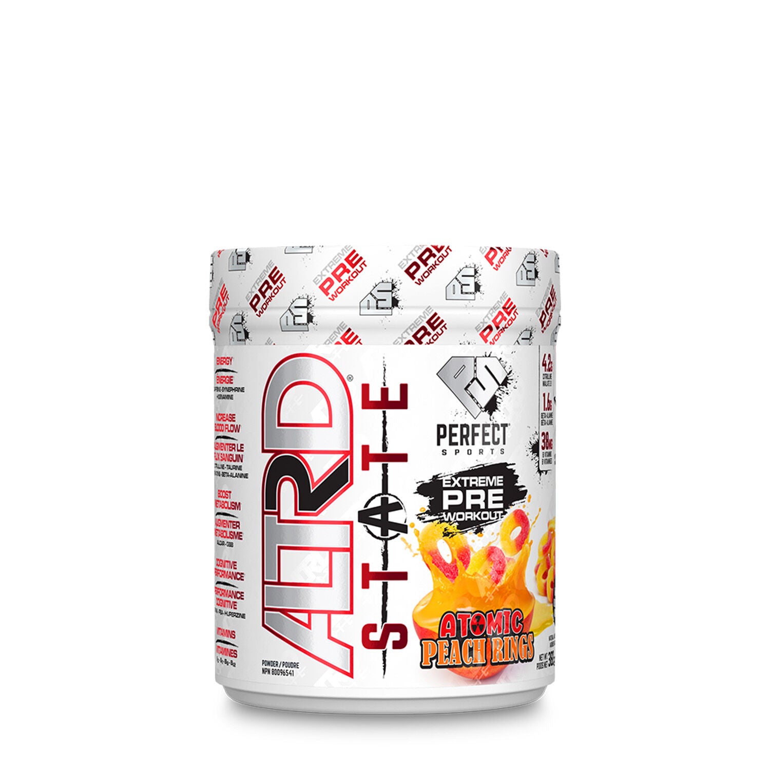 ALTRD STATE - Pre-Workout (390g) Atomic Peach Rings – LIFTED Studio