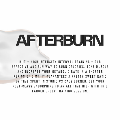 Classes: LIFTBURN / AFTERBURN