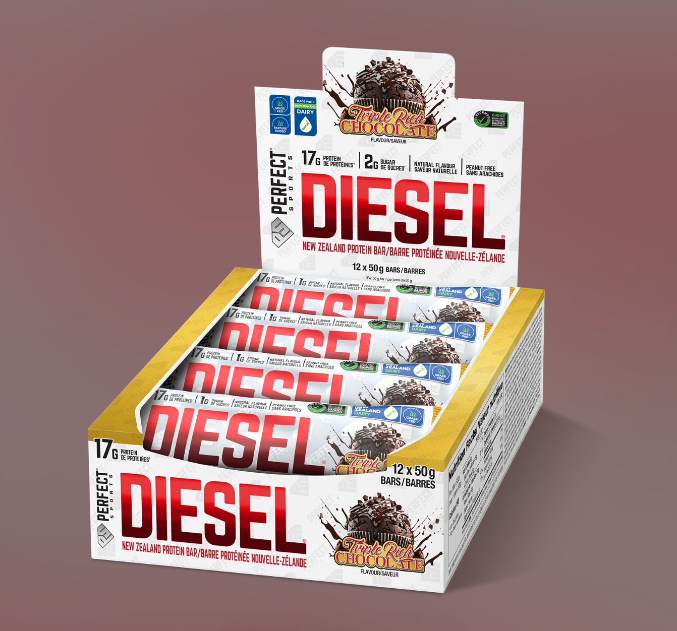 DIESEL Protein Bars  - Box of 12