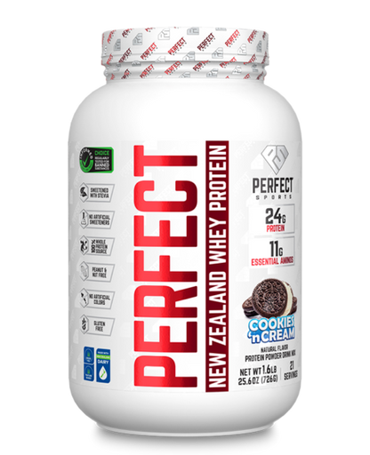 PERFECT (1.6lb) Cookies & Cream - NEW ZEALAND WHEY PROTEIN