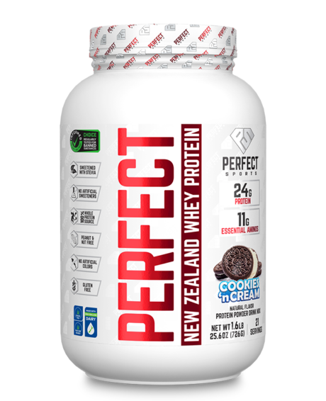 PERFECT (1.6lb) Cookies & Cream - NEW ZEALAND WHEY PROTEIN