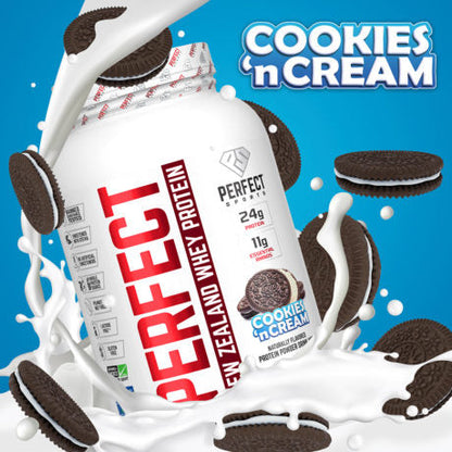 PERFECT (1.6lb) Cookies & Cream - NEW ZEALAND WHEY PROTEIN